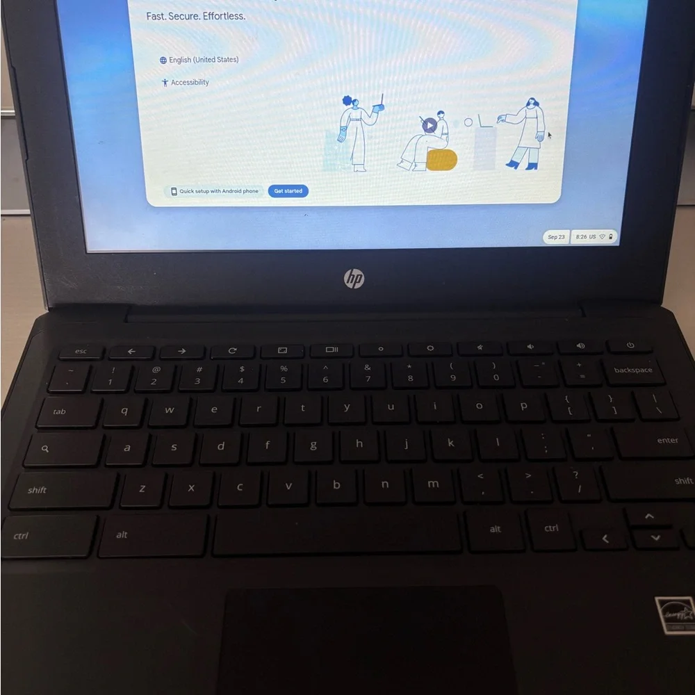 HP Chromebook - Black Finish